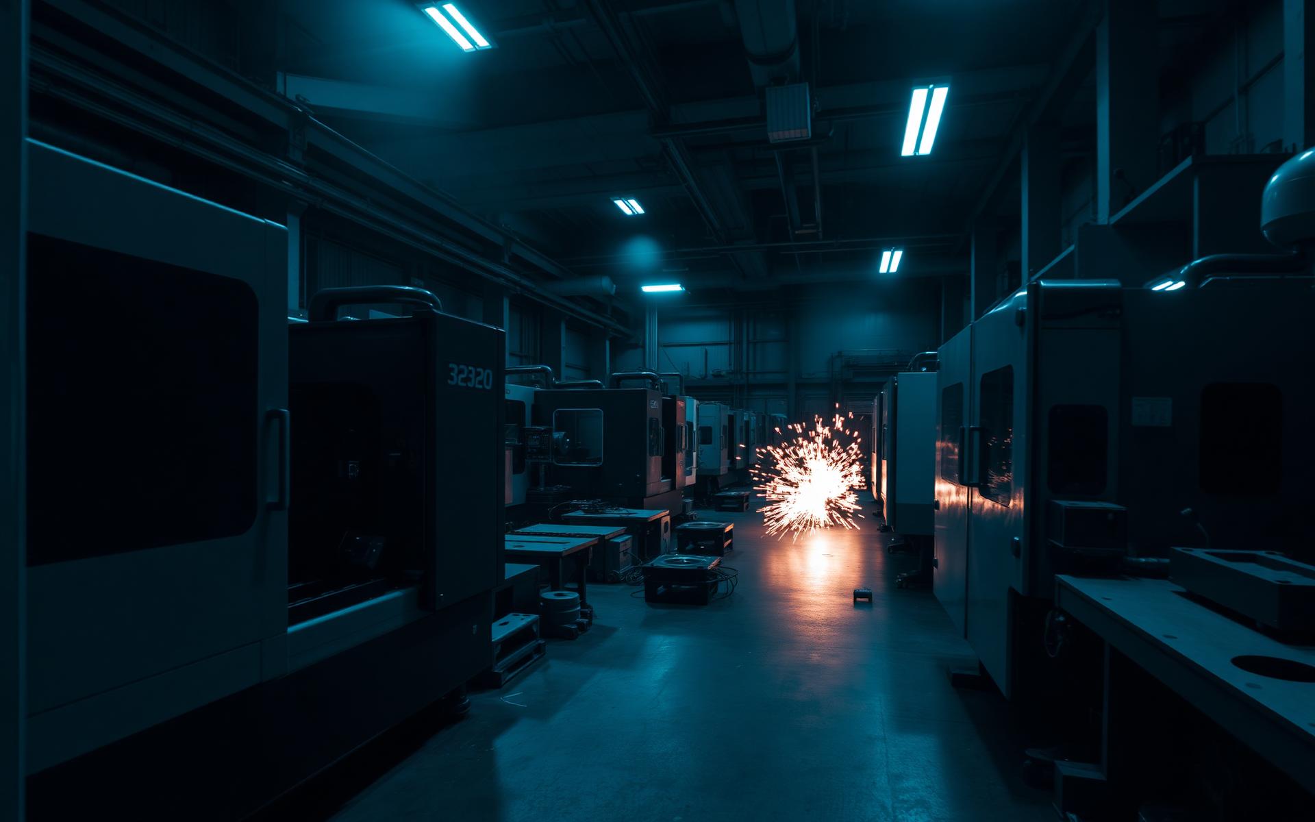 Precision manufacturing shop floor